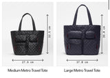 Large Metro Travel Tote Agave Green