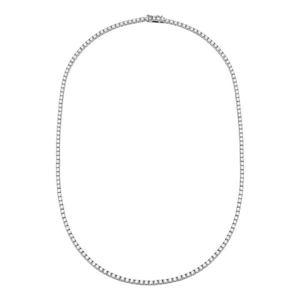Lab Diamond Tennis Necklace