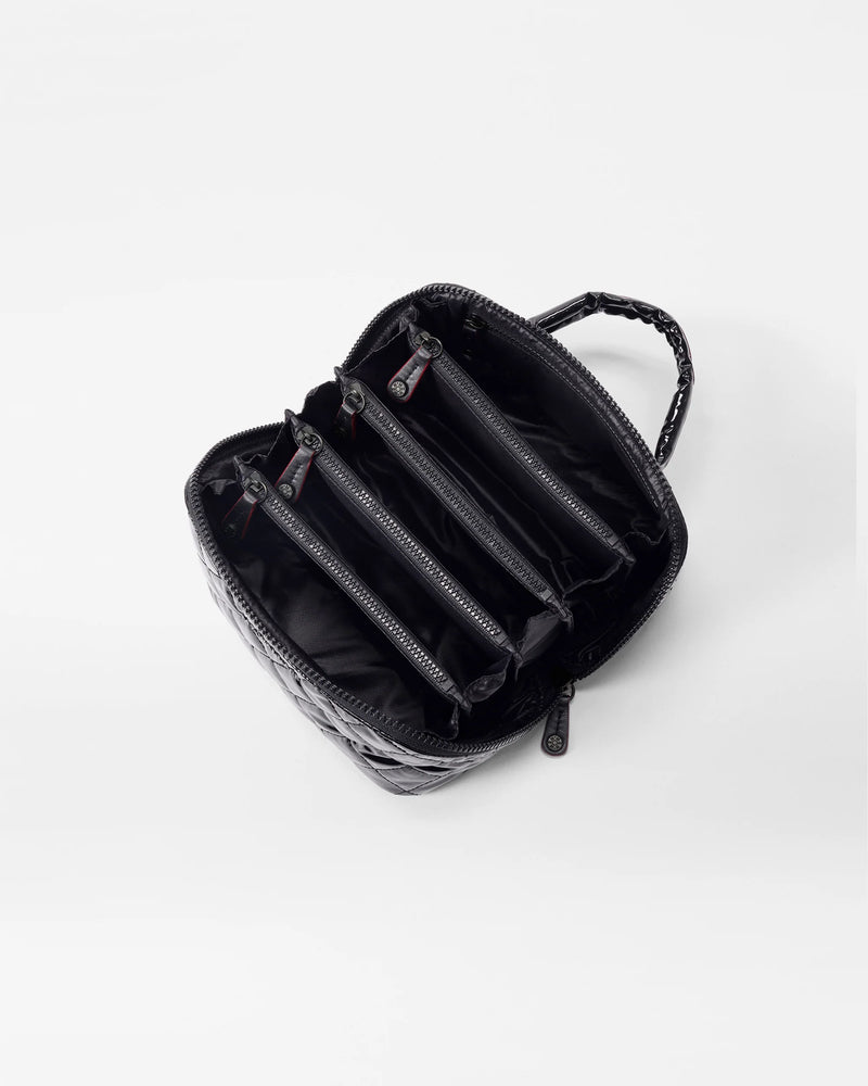 Black Lacquer Metro Accordion Cosmetic