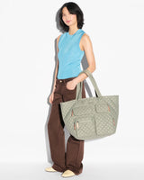 Large Metro Travel Tote Agave Green