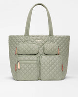 Large Metro Travel Tote Agave Green