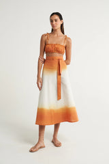 Wrap Circle Skirt Naranja