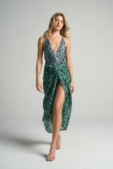 Sarong With Ties Croco