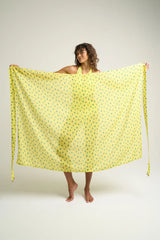 Sarong With Ties Cactus Yellow