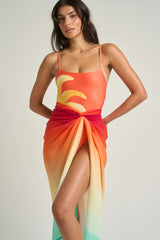 Sarong With Ties Earth