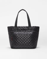 Black Medium Metro Travel Tote Black