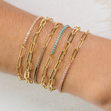 Tennis mini bracelet