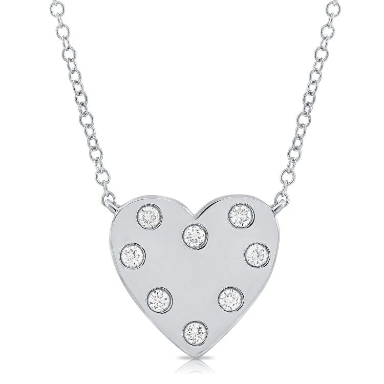 Inlay Small Heart Necklace