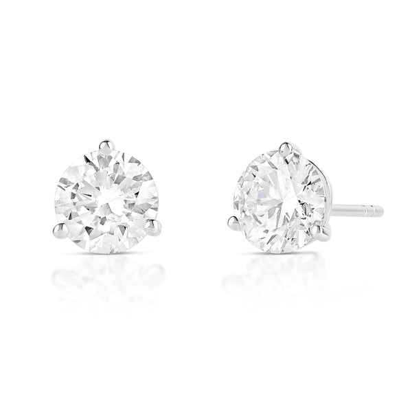 Lab Diamond Studs 4ct