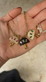 Mushroom Baguette Charm