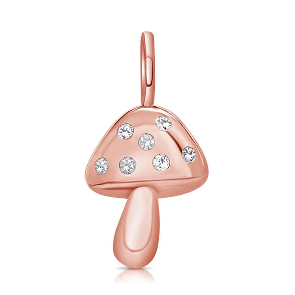 Diamond Mushroom Charm