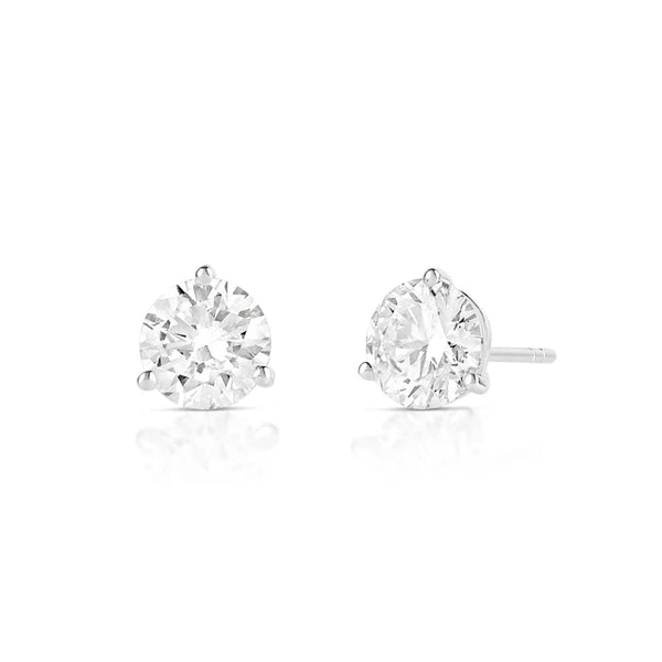 LAB GROWN DIAMOND STUD  2ct
