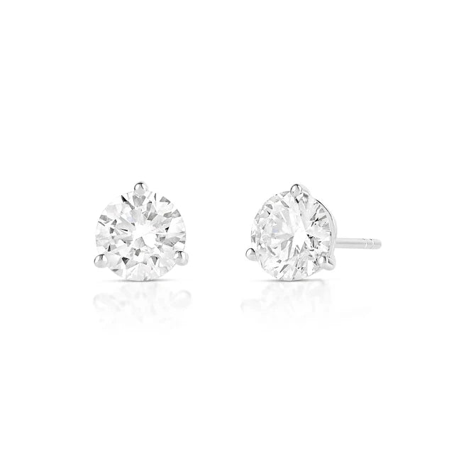 LAB GROWN DIAMOND STUD  2ct