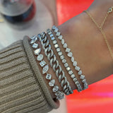 Lab Diamond Tennis Bracelet
