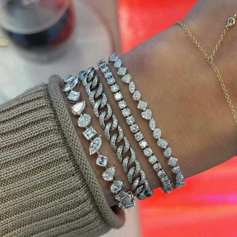 Lab Diamond Tennis Bracelet