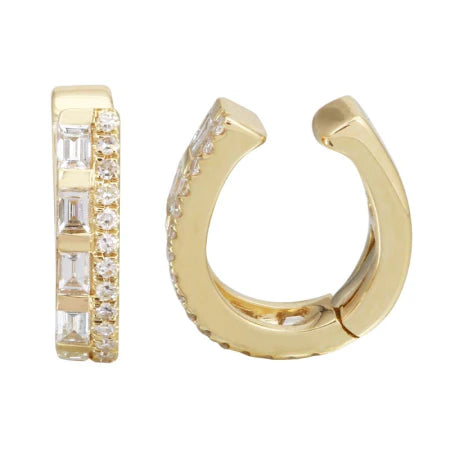 Diamond Baguette Ear Cuff