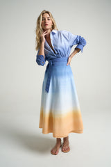 Wrap Circle Skirt Sunrise