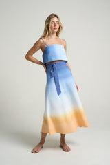 Wrap Circle Skirt Sunrise