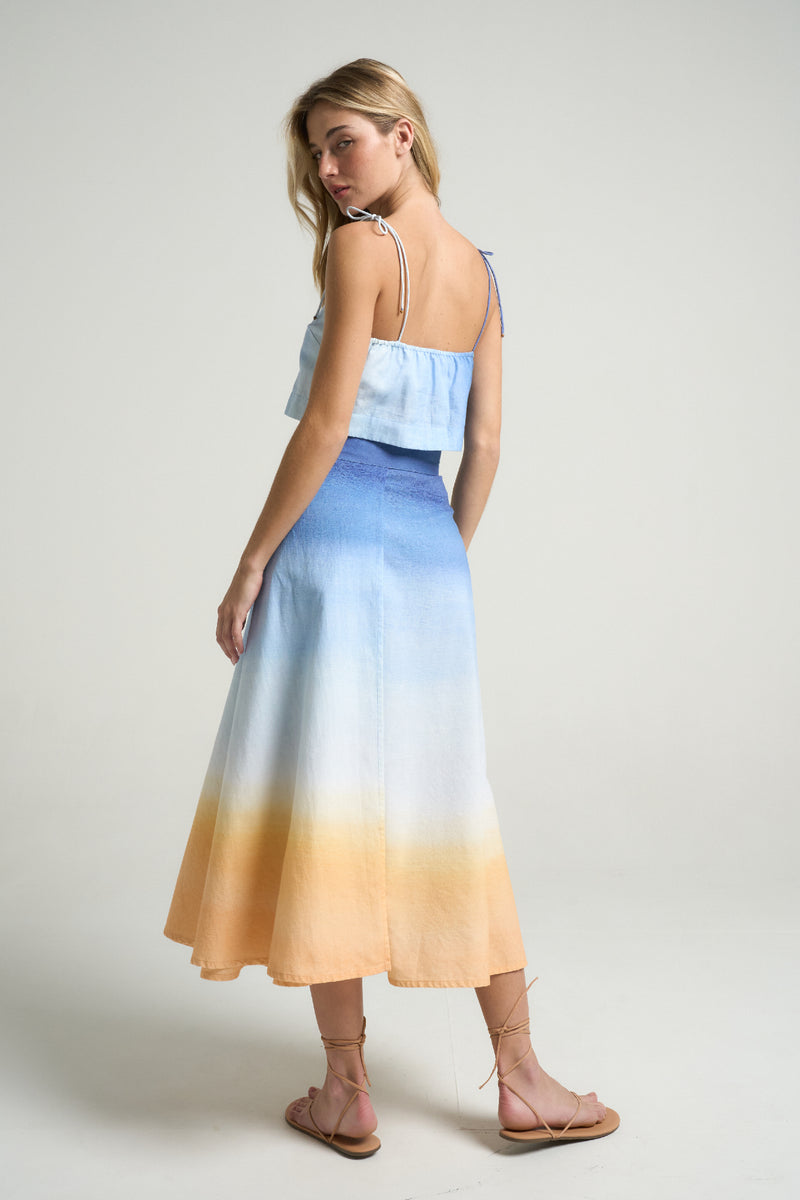 Wrap Circle Skirt Sunrise