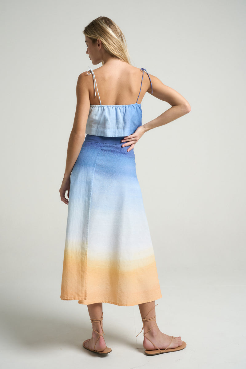 Wrap Circle Skirt Sunrise