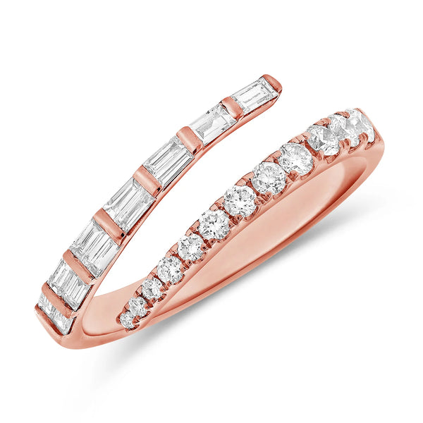 Luxe Open Diamond Wrap Ring