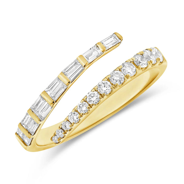 Luxe Open Diamond Wrap Ring