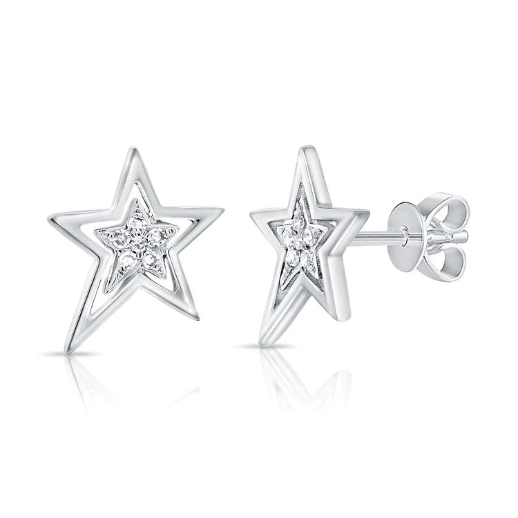 Diamond Star Studs