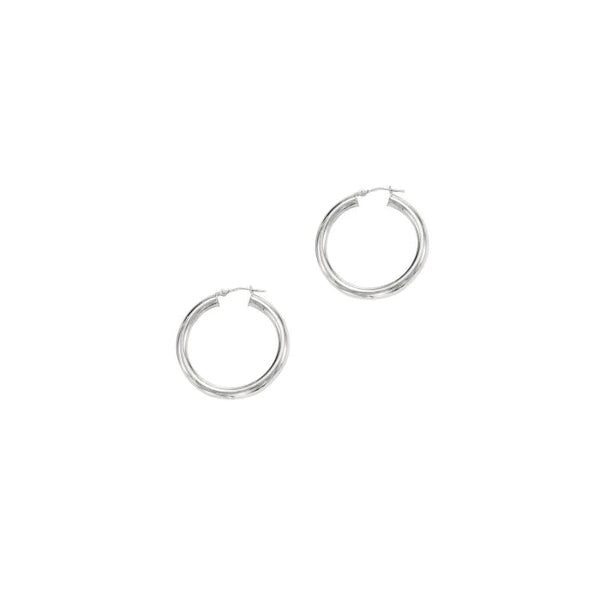 30mm Tube Hoop Earring