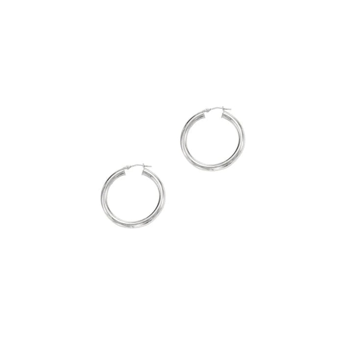 30mm Tube Hoop Earring