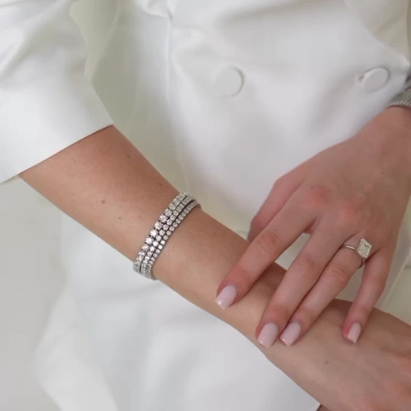 Lab Diamond Tennis Bracelet