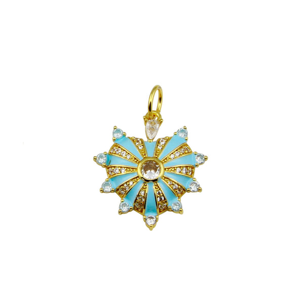 Enamel spike charm