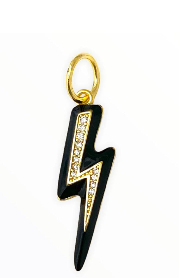 ENAMEL LIGHTNING CHARM