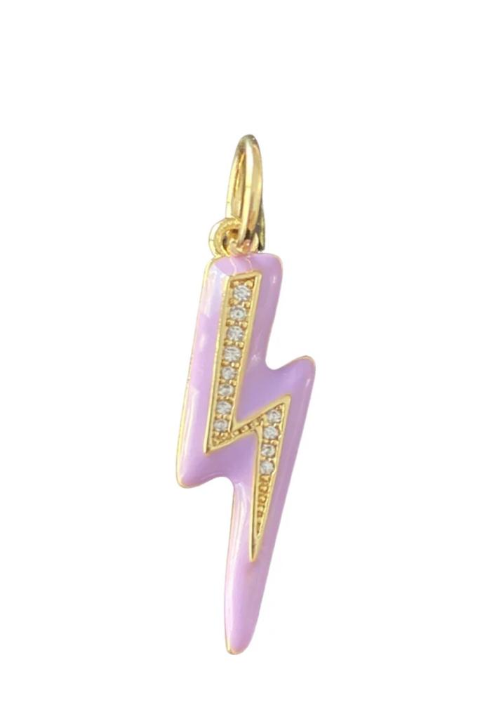 ENAMEL LIGHTNING CHARM