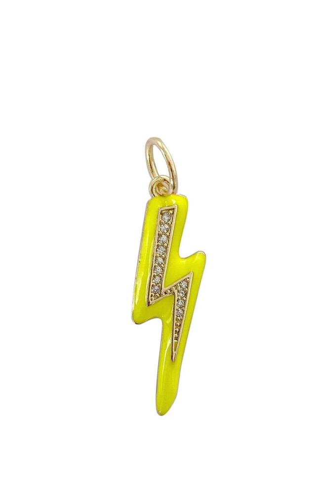 ENAMEL LIGHTNING CHARM