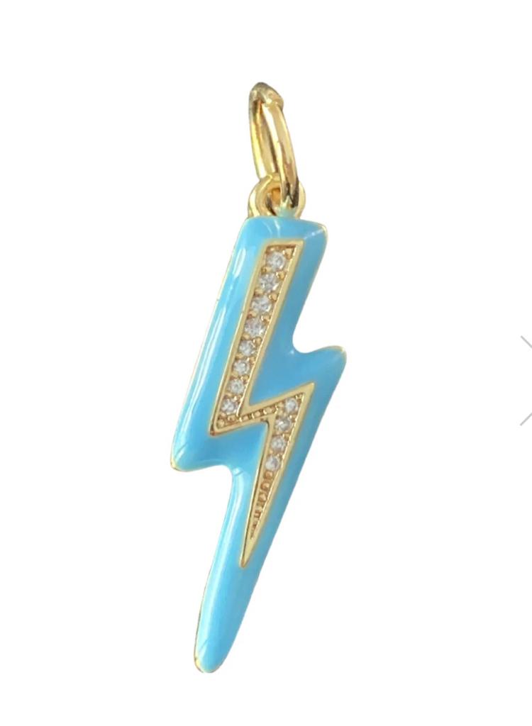 ENAMEL LIGHTNING CHARM